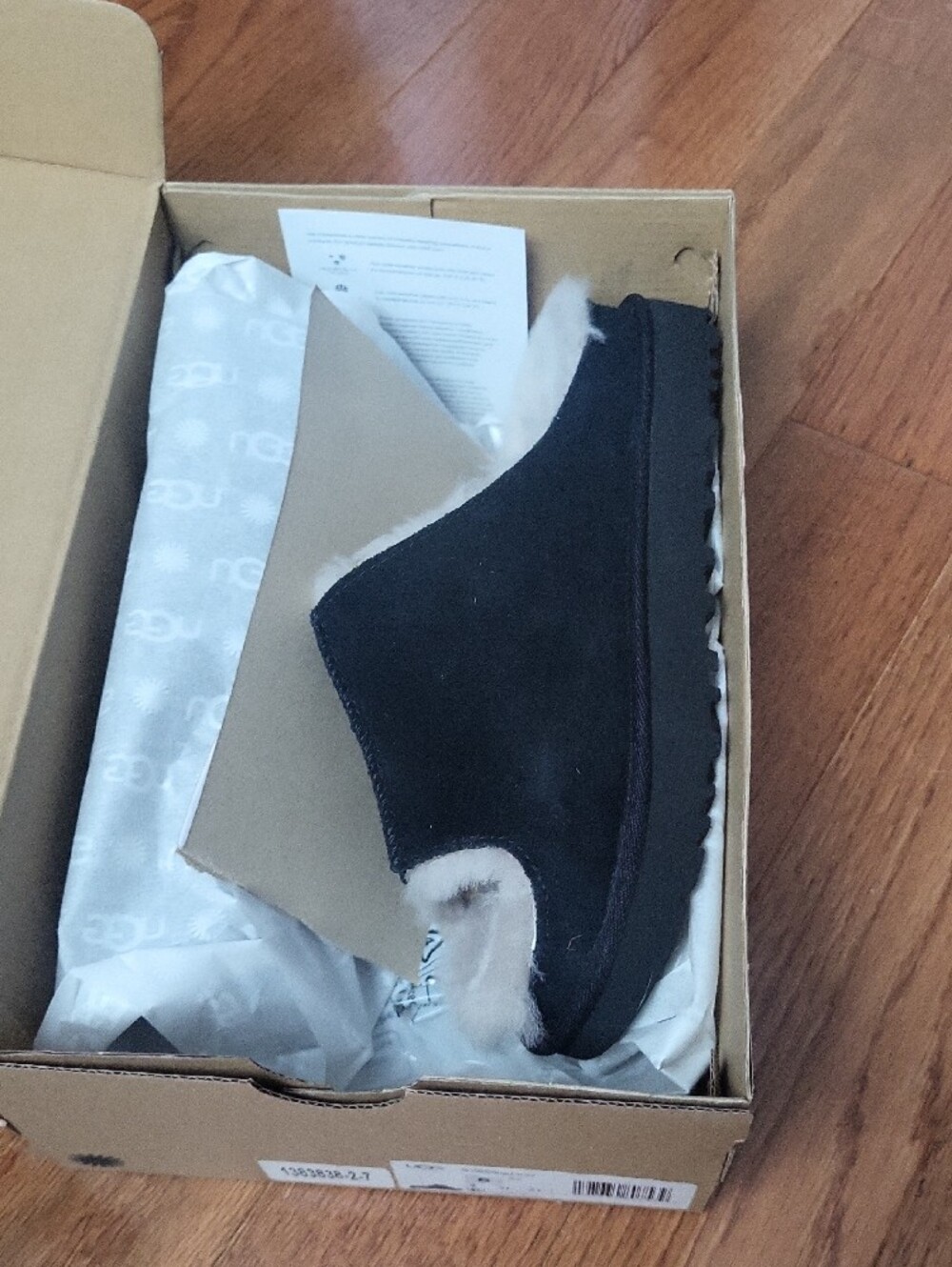 UGG Black Shearling-Lined Slide Mule - Picture 3 of 3